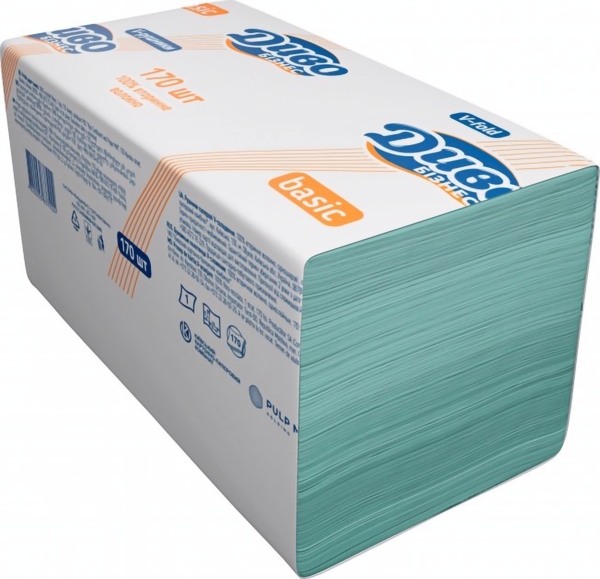 Паперові рушники Диво Бізнес Basic одношарові, 170 шт. - Pampik