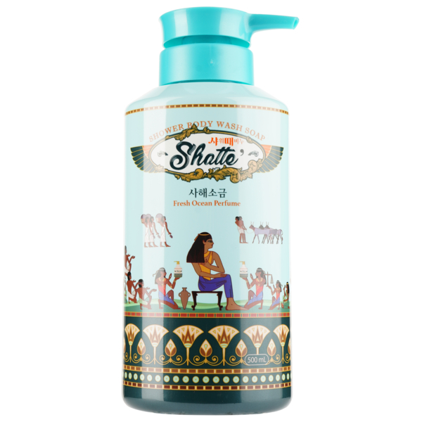 Гель для душу Mukunghwa Dead Sea Salt with Fresh Ocean Perfume, 500 мл - Pampik