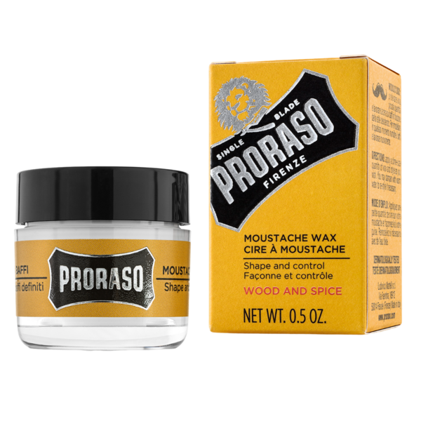 Воск для усов Proraso Wood&Spice Beard wax, средняя фиксация, 15 мл - Pampik