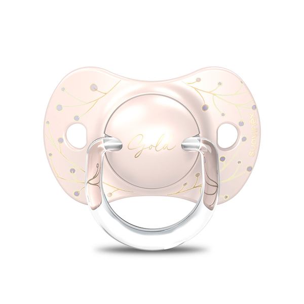 Пустушка фізіологічна Suavinex Gold Edition, 0-6 міс., золота (307855) - Pampik