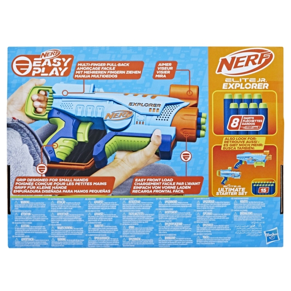 Бластер Hasbro Nerf Elite Jr Explorer, з 8 стрілами (F6367) - Pampik - 3