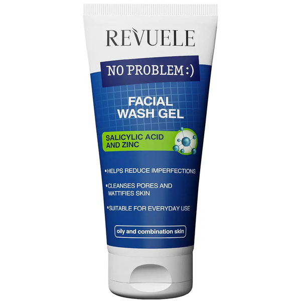 Гель для вмивання Revuele No Problem з саліциловою кислотою та цинком 200 мл - Pampik