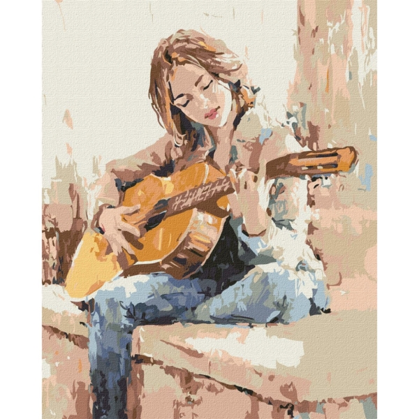 Набір для розпису по номерах Ідейка Струни душі, 40х50 см (KHO4903) - Pampik