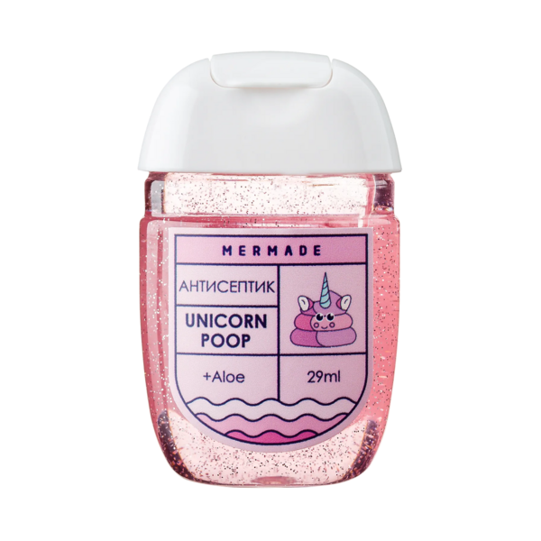 Антисептик для рук Mermade Unicorn Poop, 29 мл - Pampik
