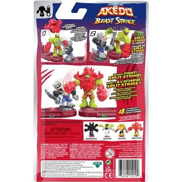 Ігровий набір Akedo Beast Strike Батл гігантів Голд Таск (123322) - Pampik - 4