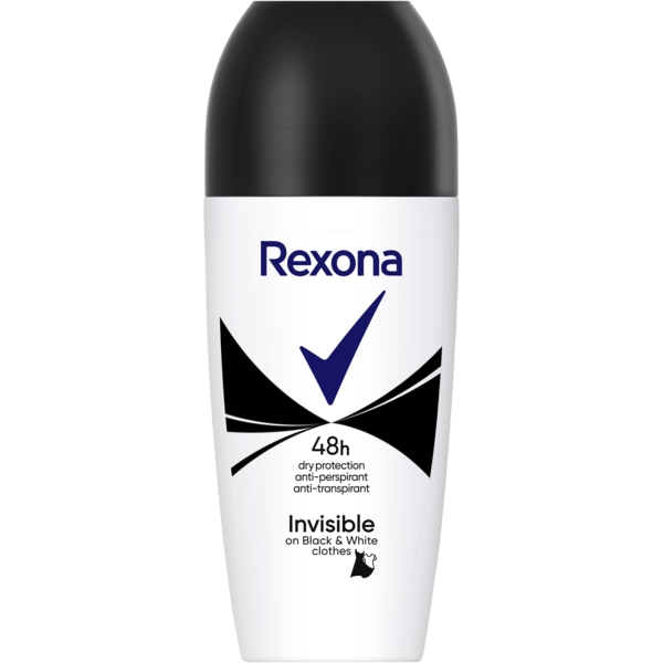 Антиперспірант Rexona Invisible on Black and White Clothes 48h, кульковий, 50 мл - Pampik