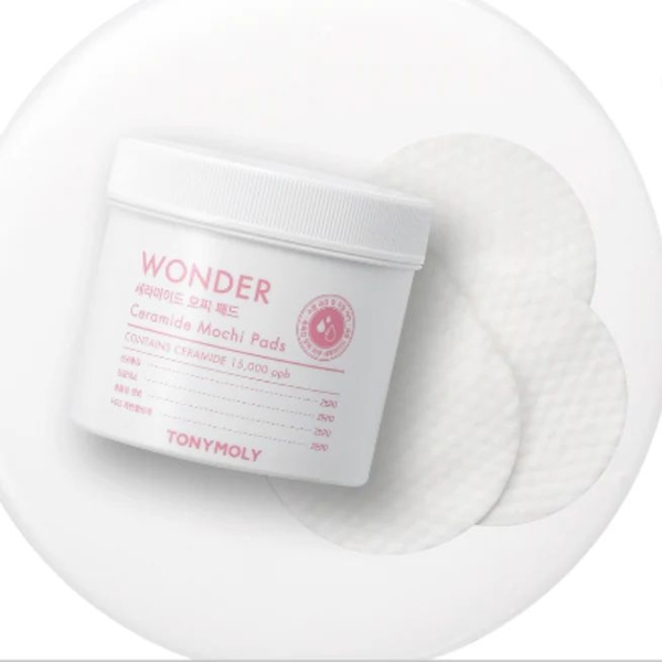 Пады увлажняющие для лица Tony Moly Wonder Ceramide Mochi Toner Pad, 70 шт. - Pampik - 3