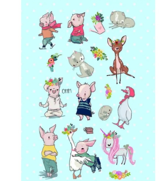 Наліпки. Єдиноріг (80A5Uni) - Pampik - 3