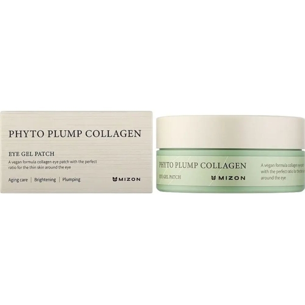 Гідрогелеві патчі для шкіри навколо очей Mizon Phyto Plump Collagen Eye Gel Patches 60 шт. - Pampik - 6