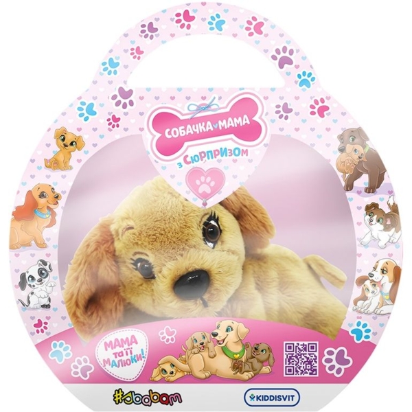 М'яка іграшка-сюрприз #sbabam Собачка мама з сюрпризом (67/CN-2020) - Pampik