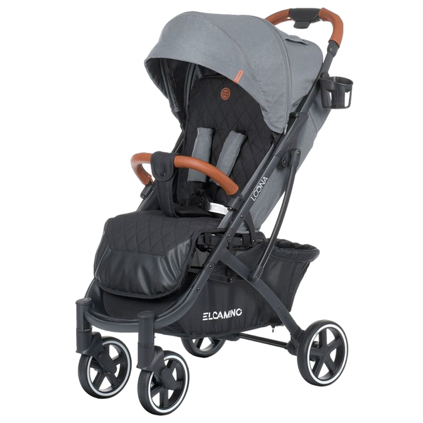 Коляска El Camino Loona ME 1090-1 Smoke Grey (25382) - Pampik