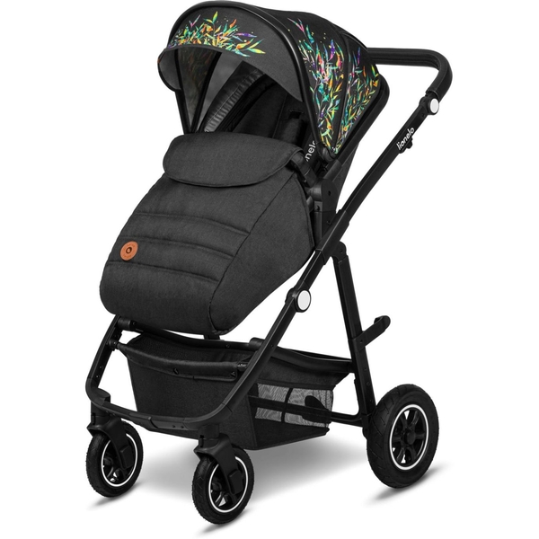 Коляска 3 в 1 Lionelo Amber Dreamin, чорна - Pampik - 9