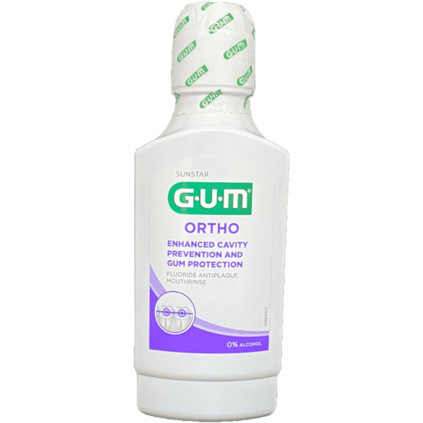 Ополіскувач для порожнини рота GUM Ortho, 300 мл - Pampik