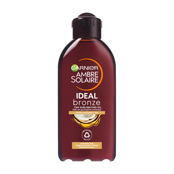 Олія для засмаги Garnier Ambre Solaire, з ароматом кокосу, 200 мл - Pampik