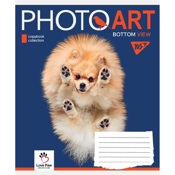 Зошит загальний Yes Photoart, А5, в лінію, 18 аркушів (766353) - Pampik