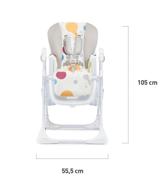 Стільчик для годування Kinderkraft Yummy рожевий (00-00158393) - Pampik - 8