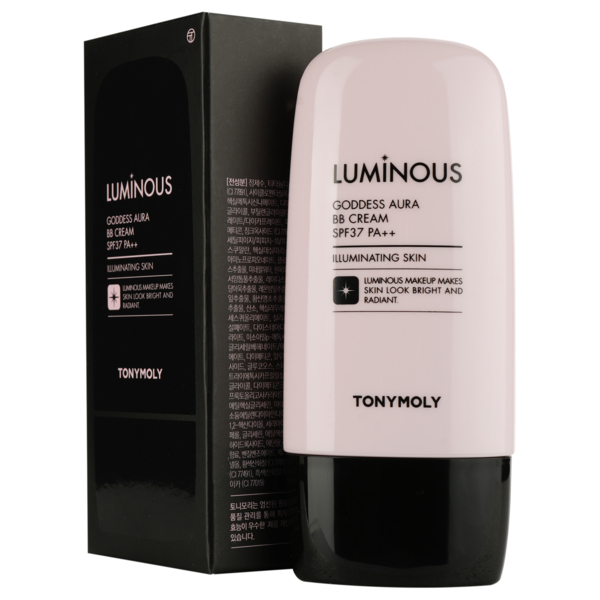 ВВ-крем Tony Moly Luminous Goddess Aura SPF 37 PA++, відтінок 01 (Bright Beige), 45 г - Pampik