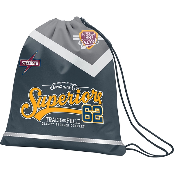 Сумка для взуття Smart SB-01 Superior сіра (559080) - Pampik