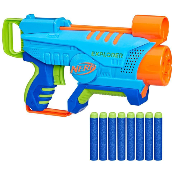 Бластер Hasbro Nerf Elite Jr Explorer, з 8 стрілами (F6367) - Pampik