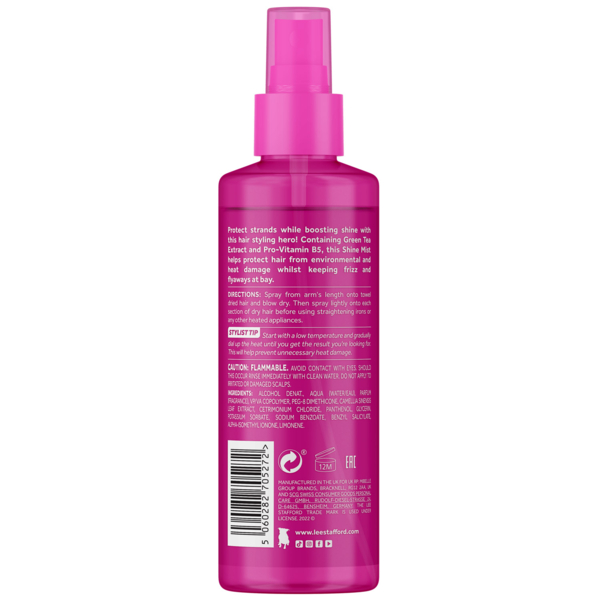 Спрей для волосся Lee Stafford Original Heat Protection Shine Mist термозахисний 200 мл - Pampik - 2