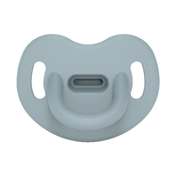 Пустушка силіконова Suavinex Colour Essence, анатомічна, 0-6 міс., синя (308085) - Pampik