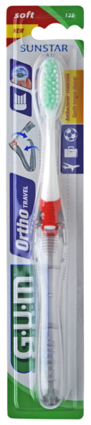 Зубная щетка GUM Travel Ortho дорожная, в ассортименте - Pampik - 8