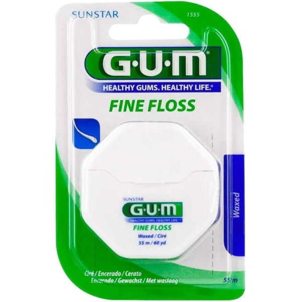 Зубна нитка GUM Dental Floss вощена 55 м - Pampik