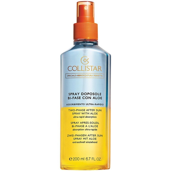 Увлажняющий двухфазный спрей после загара Collistar Special Perfect Tanning с алое, 200 мл - Pampik