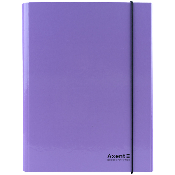 Папка на гумках об'ємна Axent Pastelini А4 бузкова (1213-36-A) - Pampik
