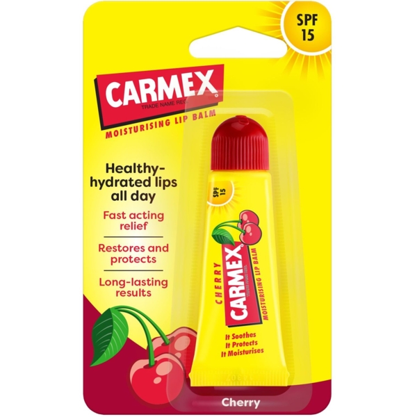 Бальзам для губ Carmex зі смаком вишні, 10 г - Pampik