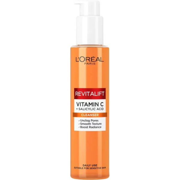 Пінка для очищення шкіри обличчя L'Oreal Paris Revitalift Clinical Vitamin C 150 мл - Pampik