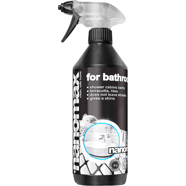 Очиститель для ванной и санузлов Nanomax Pro, 500 мл - Pampik