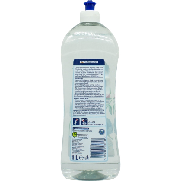 Вода Denkmit для полегшення прасування та ароматизації тканин 1 л - Pampik - 2