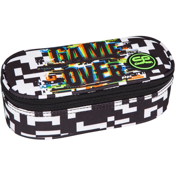 Пенал на блискавці CoolPack Campus Game Over, з органайзером для ручок, 23х9х5 см (F062679) - Pampik