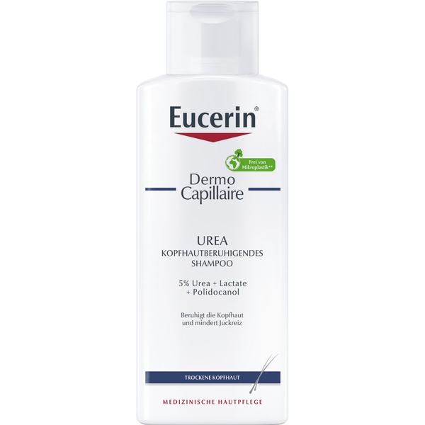 Успокаивающий шампунь Eucerin Dermo Capillaire для сухой и раздраженной кожи головы, 250 мл - Pampik