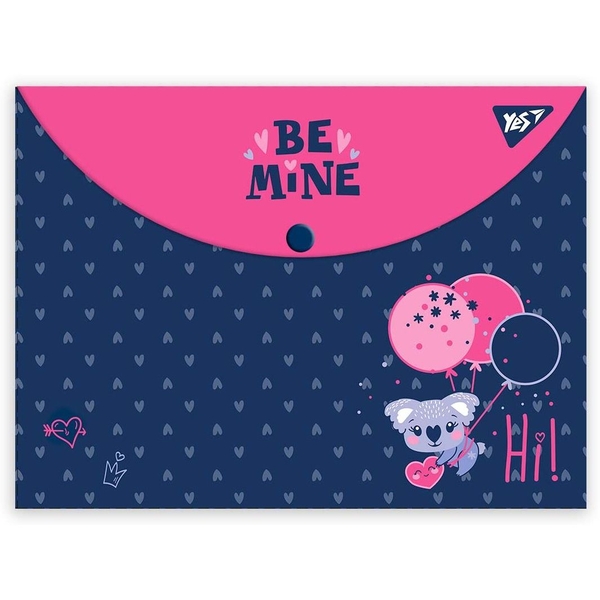 Папка-конверт Yes Hi, koala!, A4, з кнопкою (492011) - Pampik