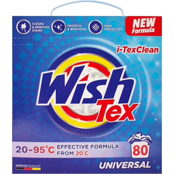 Пральний порошок WishTex Universal 52 кг - Pampik