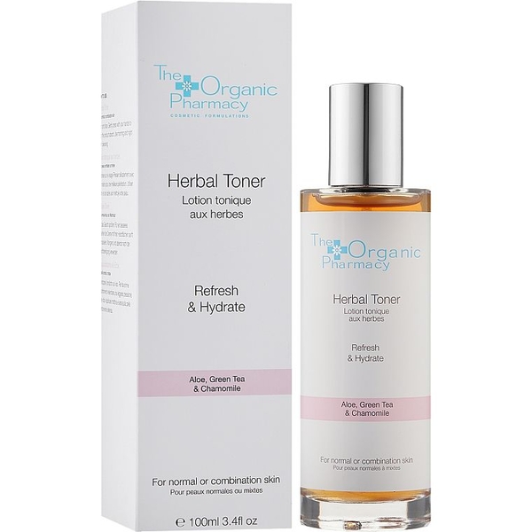 Тонік з рослинниими екстрактами The Organic Pharmacy Herbal Toner, 100 мл - Pampik
