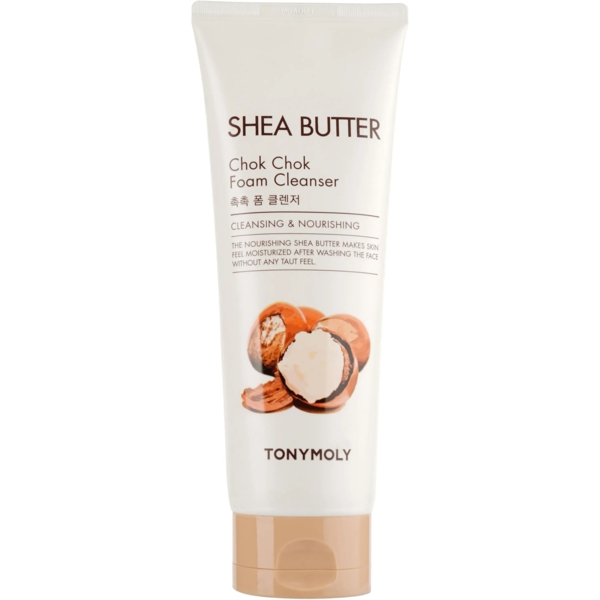 Пенка для умывания Tony Moly Shea Butter Chok Chok Foam Cleanser Масло Ши 150 мл - Pampik
