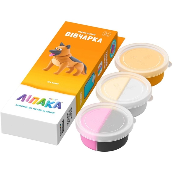 Набір пластиліну Ліпака Собачі історії Вівчарка (30120-UA01) - Pampik - 2