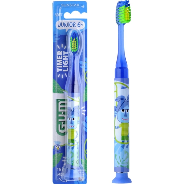 Зубна щітка GUM Junior Monster Light-Up, м'яка - Pampik - 2