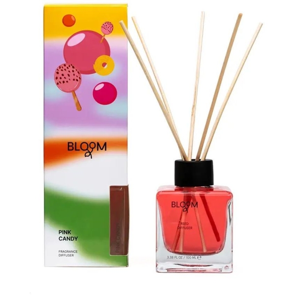 Аромадифузор для дому Aroma Bloom Pink Candy, 100 мл - Pampik