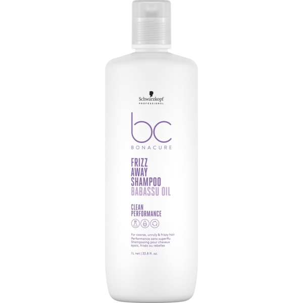 Шампунь для гладкости волос Schwarzkopf Professional BC Bonacure Frizz Away Babassu Oil 1 л - Pampik