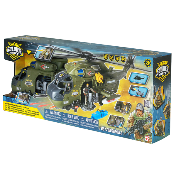Игровой набор Chap Mei Soldier Force Air Command Combat Copter (545163) - Pampik - 3