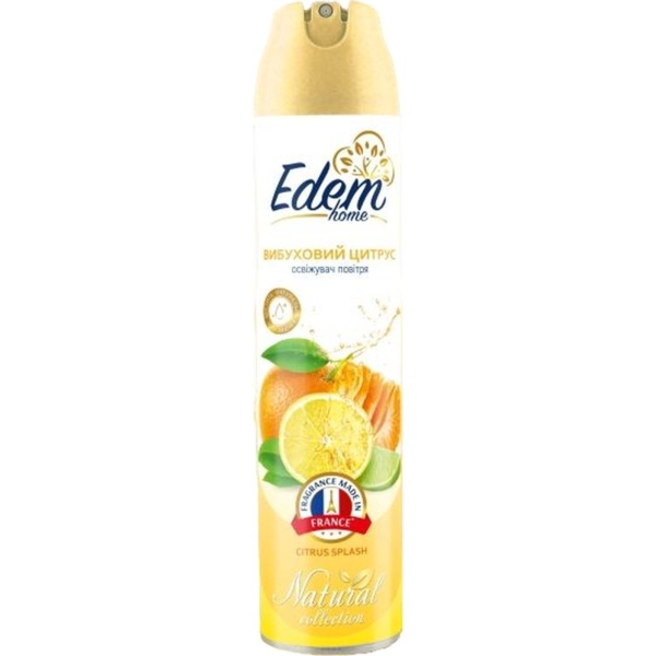 Освежитель воздуха Edem Home Взрывной цитрус, 300 мл - Pampik