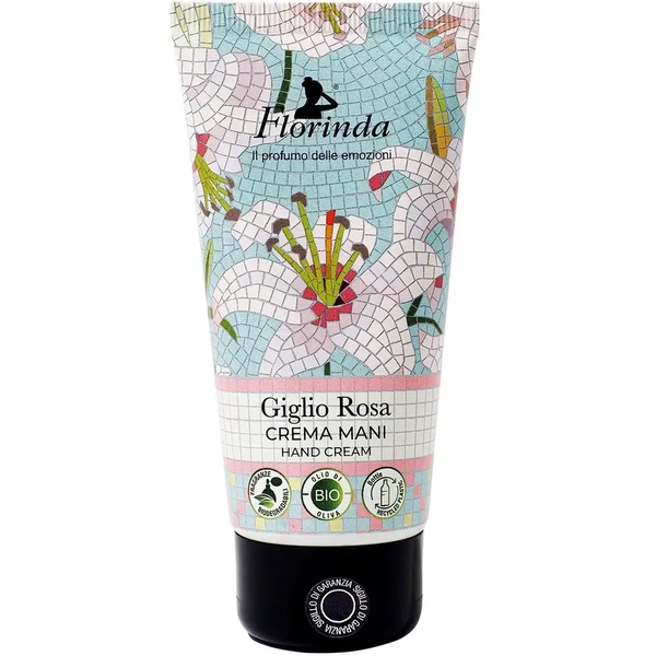 Крем для рук Florinda Mosaici Italiani Рожева лілія, 75 мл - Pampik
