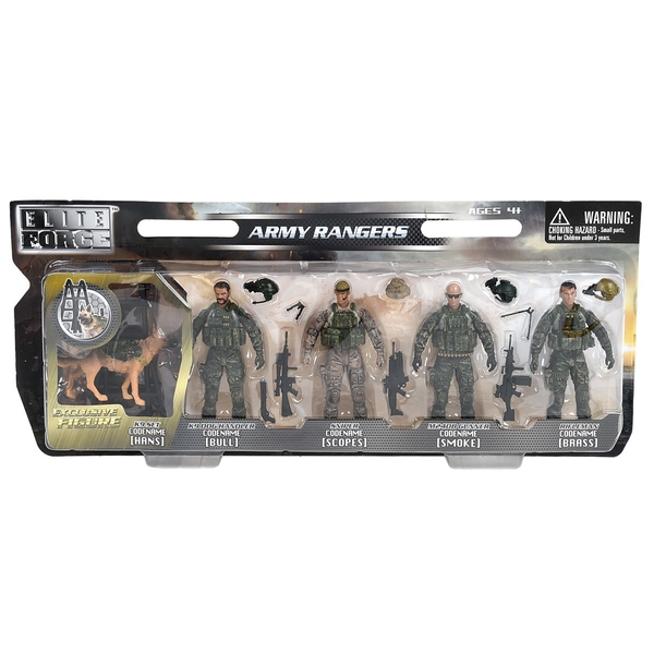Ігровий набір фігурок солдатів Elite Force Рейнджери, 5 фігурок (101855) - Pampik
