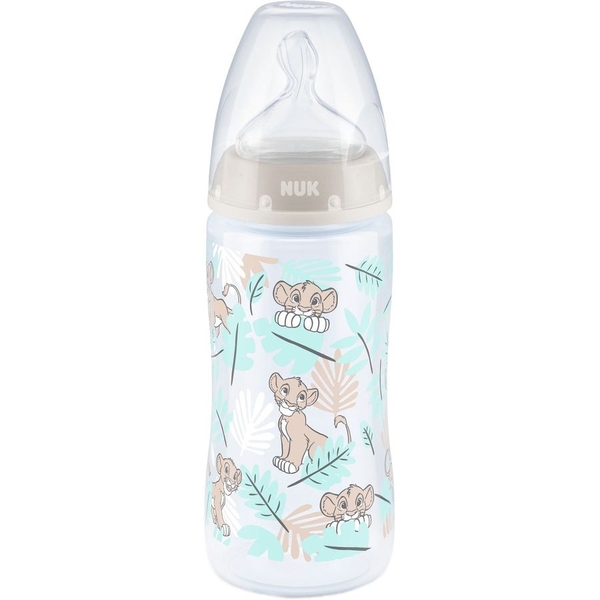 Бутылочка для кормления Nuk First Choice Plus Lion King Disney, 300 мл (3952433) - Pampik