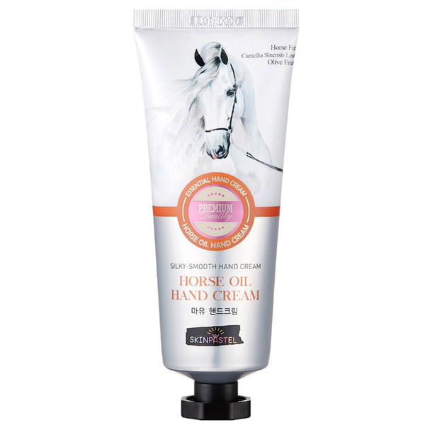 Крем для рук Skinpastel Premium Horse Oil Hand Cream, відновлювальний, 100 мл - Pampik