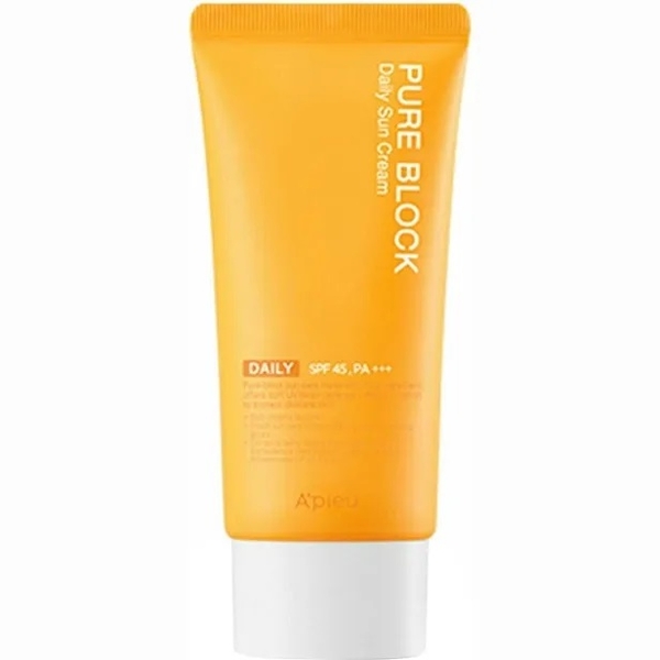 Солнцезащитный крем A'pieu Pure Block Daily Sun Cream SPF 45 PA+++ 50 мл - Pampik